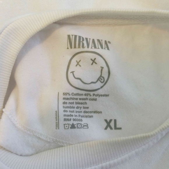 NIRVANA IN UTERO CREWNECK SWEATER - Picture 5 of 6